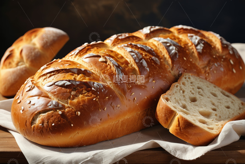 高清大图下载【趣麦麦图】美味烘焙面包特写