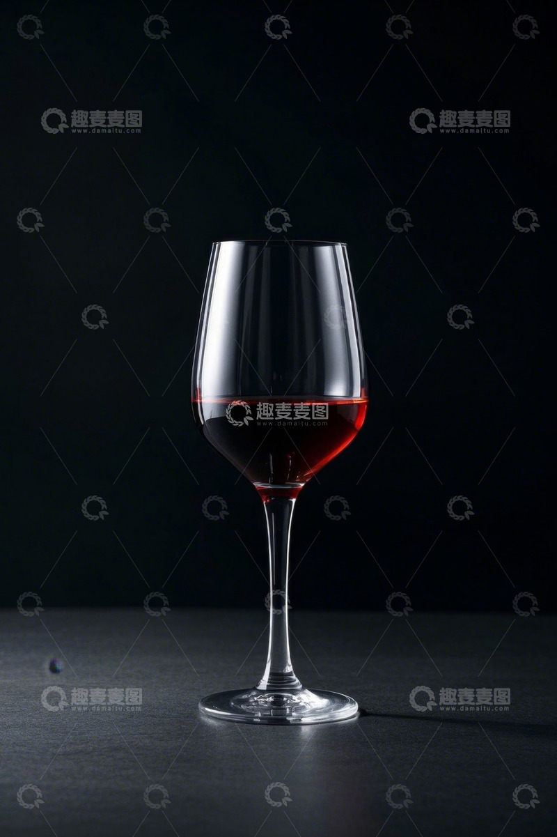 高清大图下载【趣麦麦图】高脚杯中的红色液体