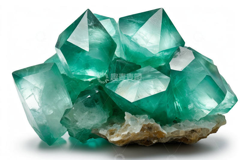 高清大图下载【趣麦麦图】绿宝石晶体特写
