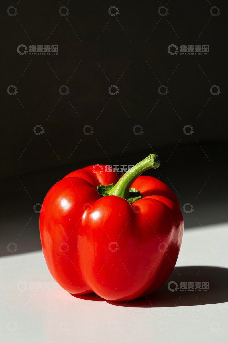 高清大图下载【趣麦麦图】红甜椒静物特写