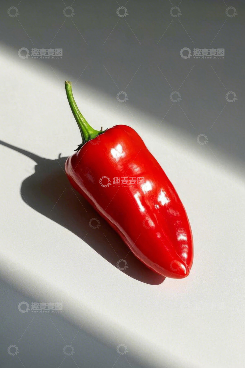 高清大图下载【趣麦麦图】红色新鲜辣椒特写素材