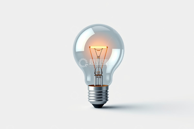 高清大图下载【趣麦麦图】-发光灯泡特写素材