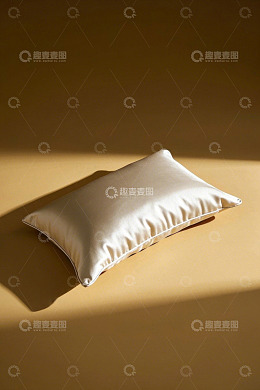 米色丝绸枕简约展示