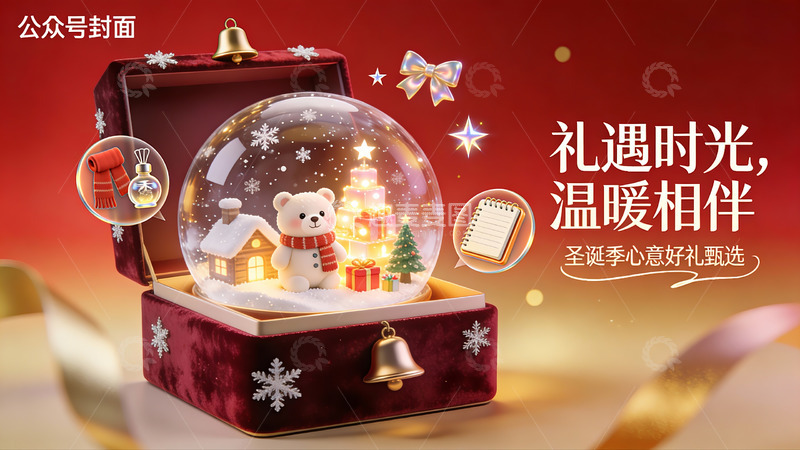高清大图下载【趣麦麦图】圣诞季温暖相伴的心意好礼集