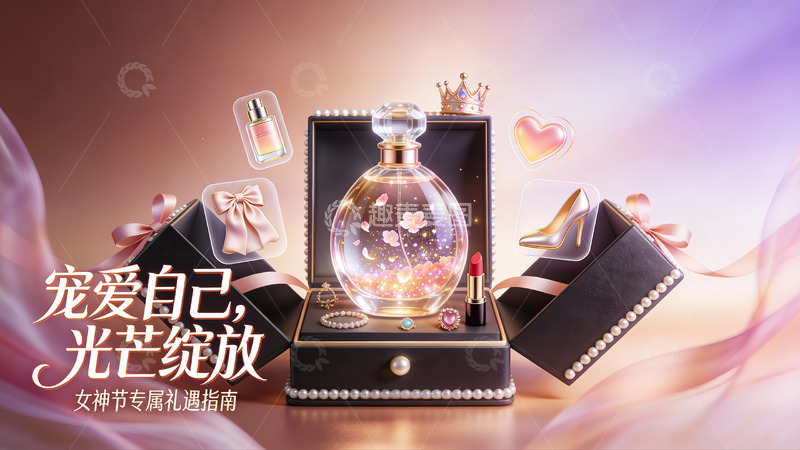 高清大图下载【趣麦麦图】女神节宠爱自己的闪耀礼遇集