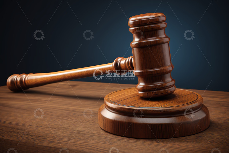 高清大图下载【趣麦麦图】法庭木槌特写