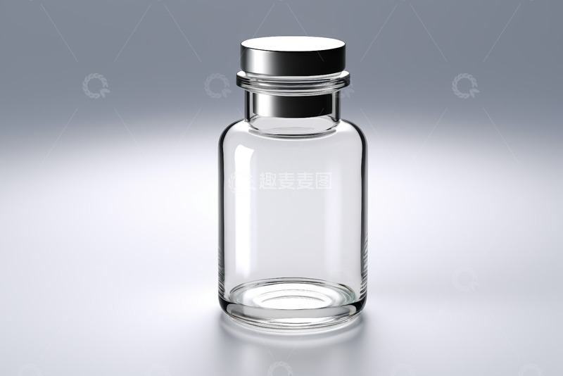 高清大图下载【趣麦麦图】透明玻璃瓶子特写