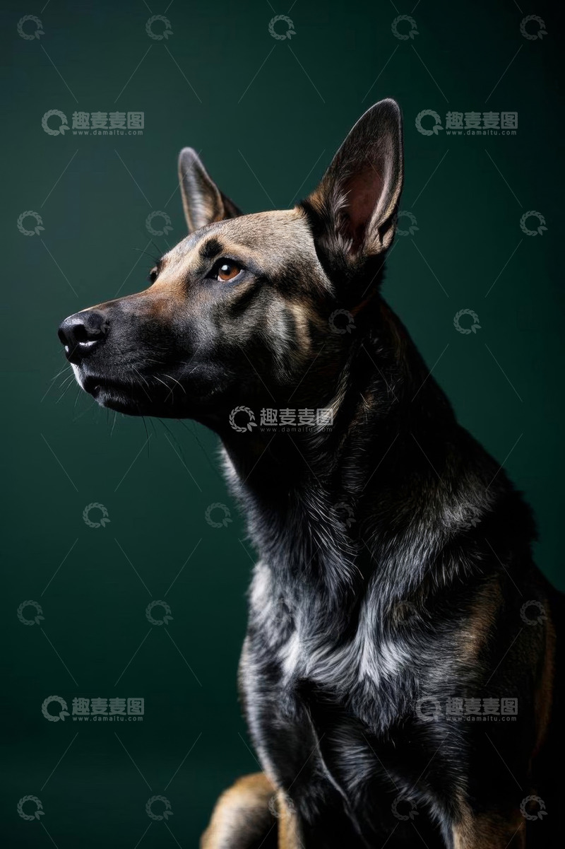 高清大图下载【趣麦麦图】马犬宠物特写