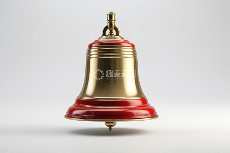 高清大图下载【趣麦麦图】红金相间装饰铃铛