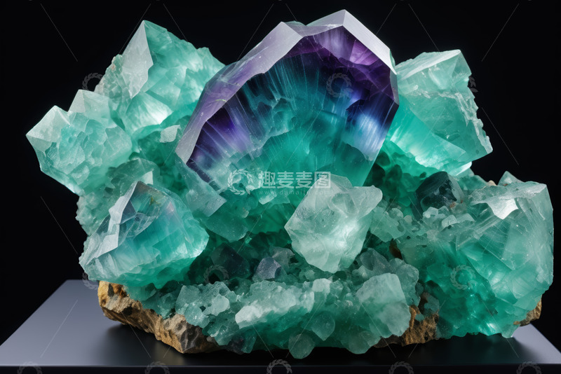 高清大图下载【趣麦麦图】多彩水晶矿物特写