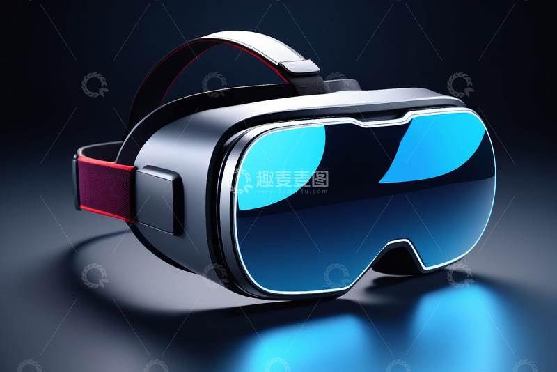高清大图下载【趣麦麦图】虚拟现实VR眼镜特写