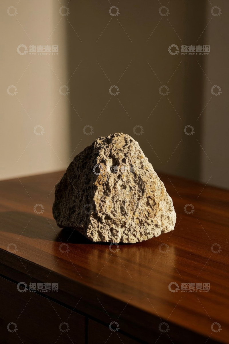 高清大图下载【趣麦麦图】桌上岩石特写