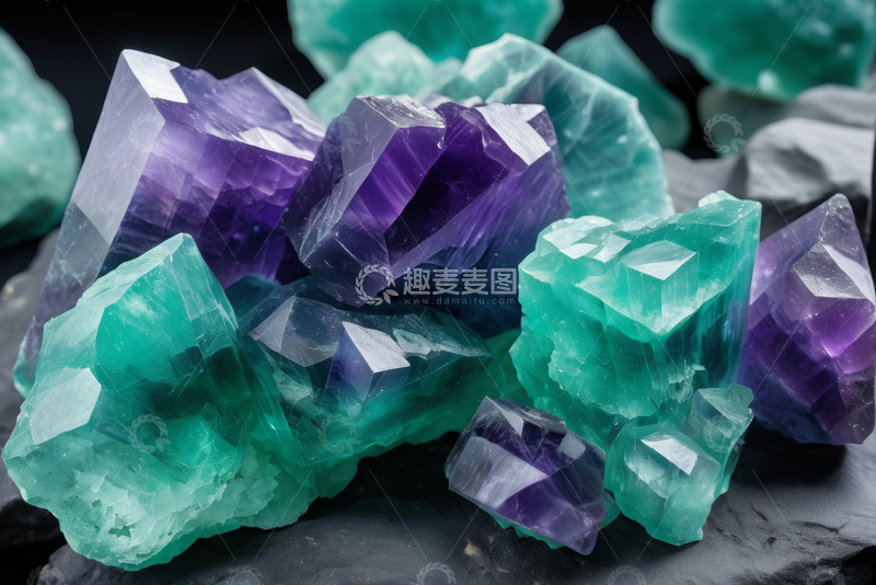 高清大图下载【趣麦麦图】多彩宝石特写素材