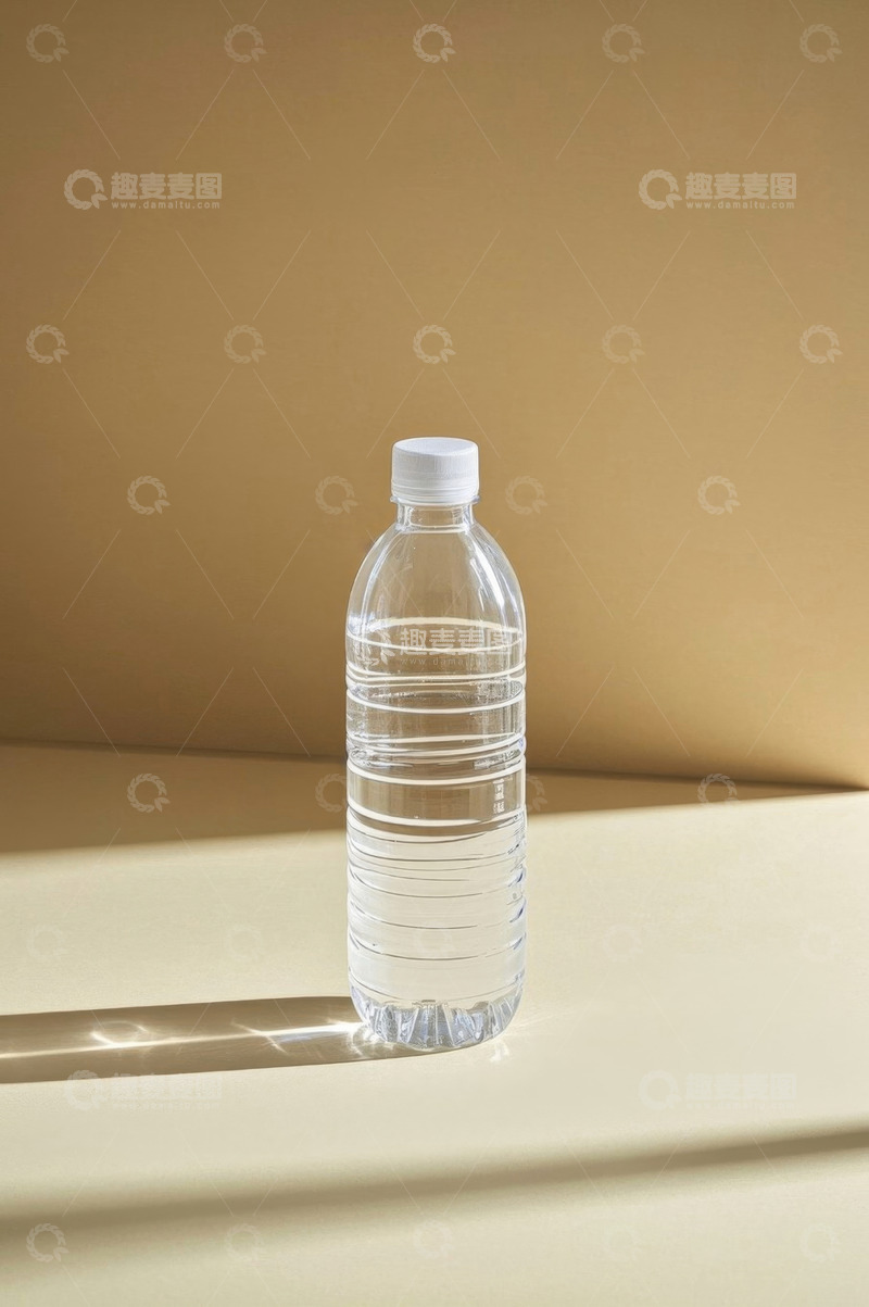 高清大图下载【趣麦麦图】透明塑料瓶装饮用水静物