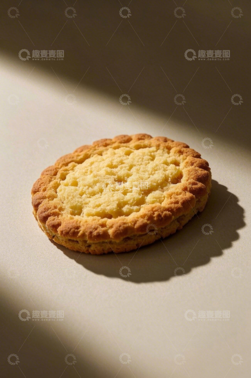 高清大图下载【趣麦麦图】圆形饼干特写