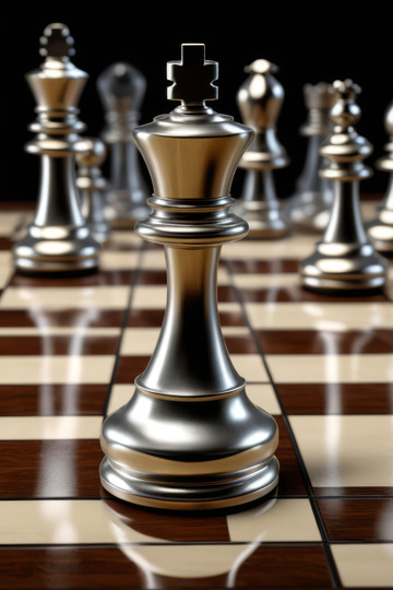 国际象棋棋盘上的国王棋子