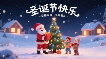 圣诞节KV背景