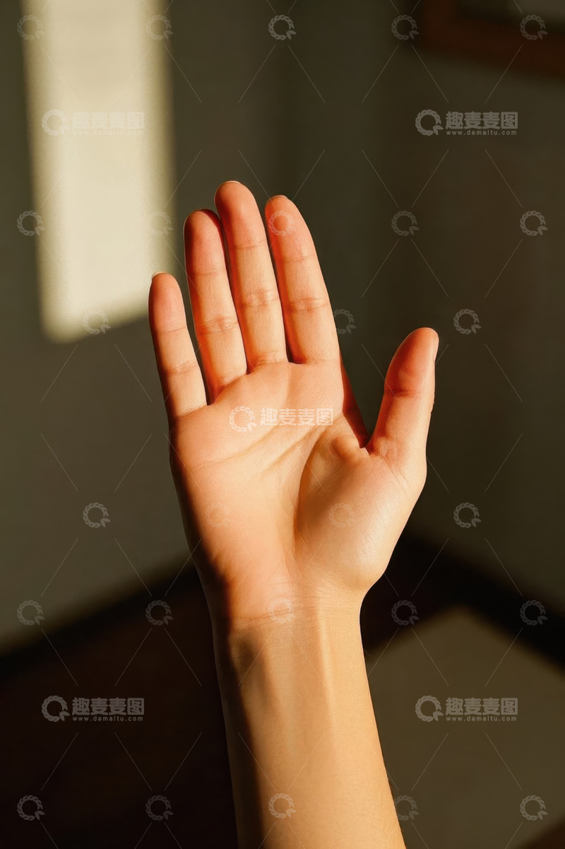 高清大图下载【趣麦麦图】手部特写展示手部细节