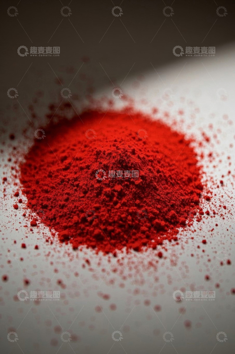 高清大图下载【趣麦麦图】红色粉末特写