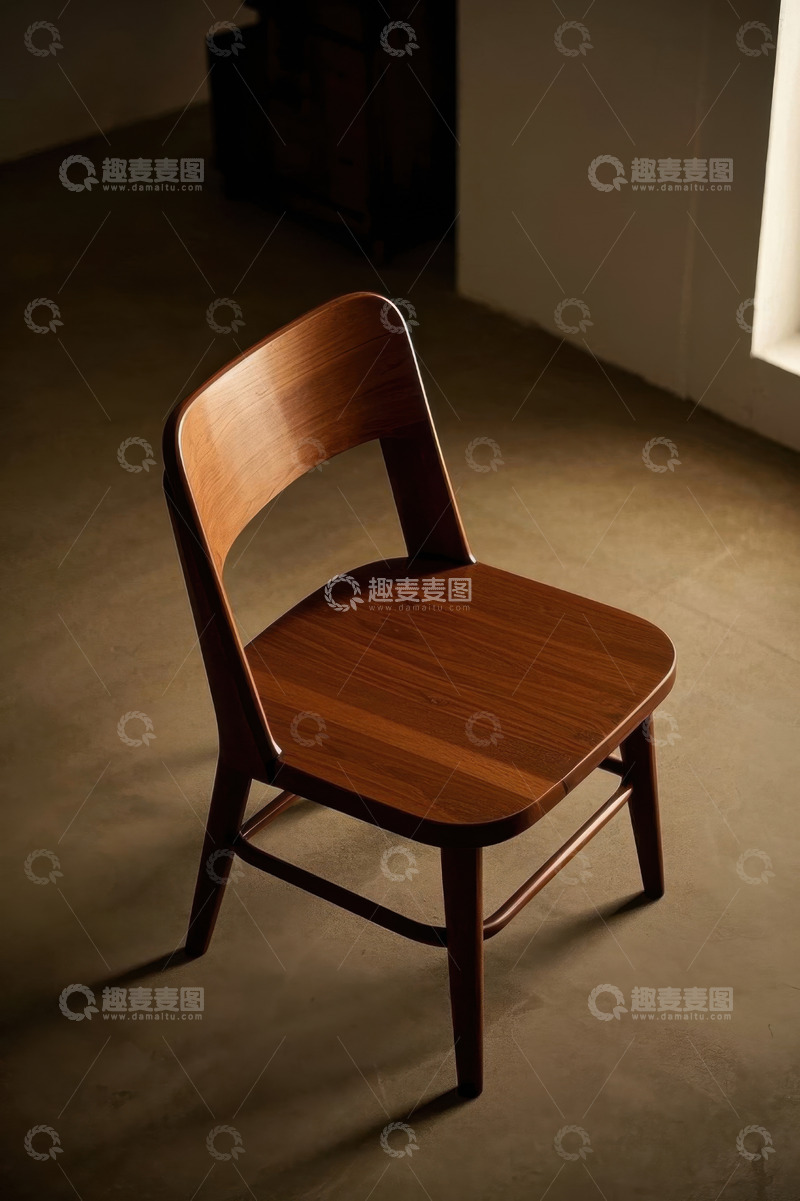 高清大图下载【趣麦麦图】室内现代木质椅子展示