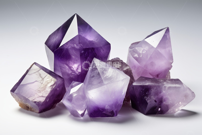 高清大图下载【趣麦麦图】紫水晶特写素材