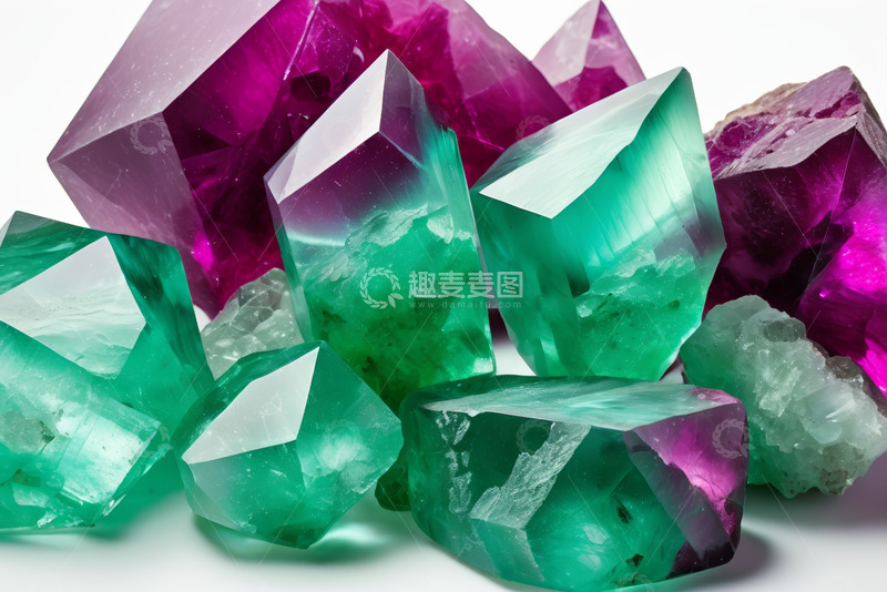 高清大图下载【趣麦麦图】多彩水晶宝石特写素材