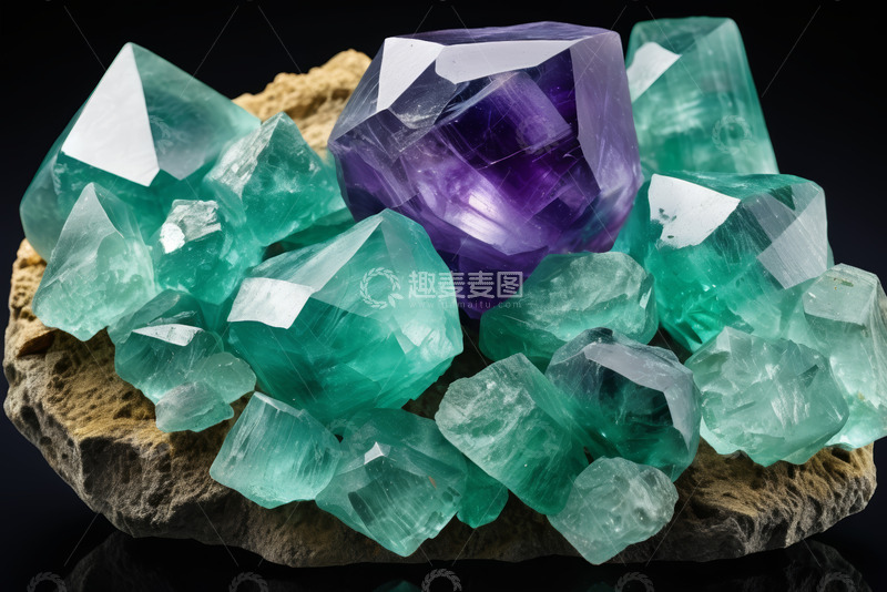 高清大图下载【趣麦麦图】多彩宝石微距特写