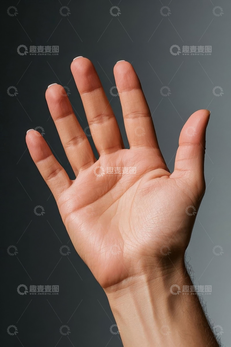 高清大图下载【趣麦麦图】男性手掌特写素材