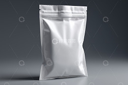 白色自立拉链包装袋