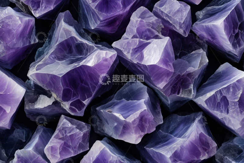 高清大图下载【趣麦麦图】紫色水晶特写素材