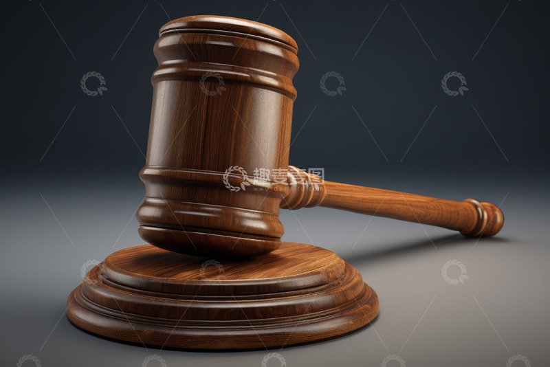 高清大图下载【趣麦麦图】法庭木槌特写