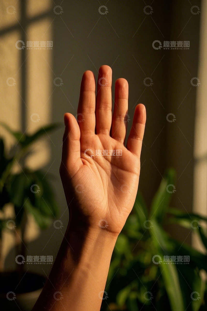 高清大图下载【趣麦麦图】手掌特写手部自然姿态