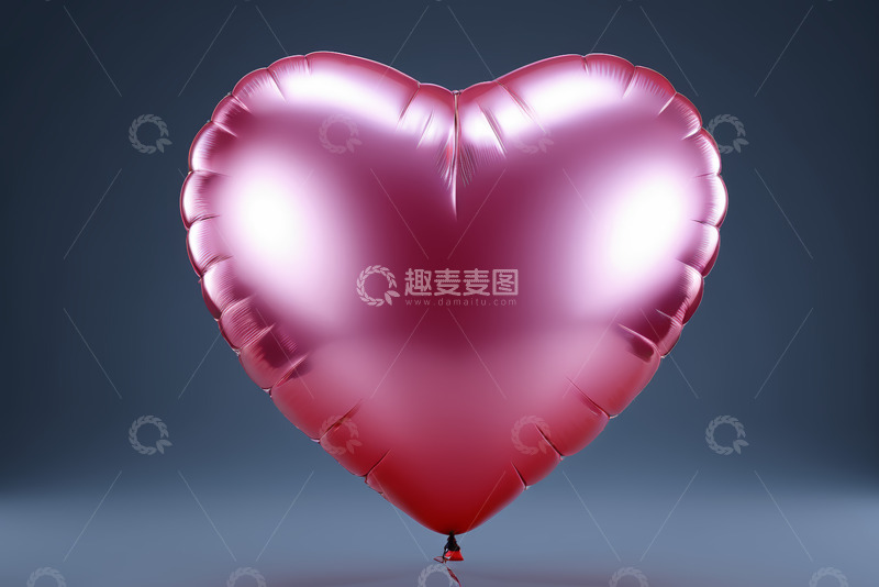 高清大图下载【趣麦麦图】-心形气球特写