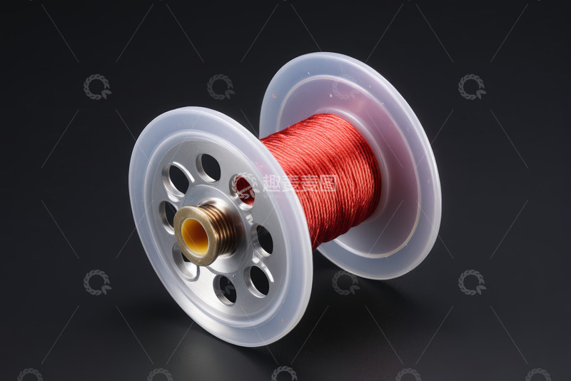 高清大图下载【趣麦麦图】红色线轴特写素材