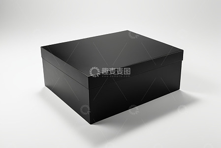 黑色方形包装盒展示