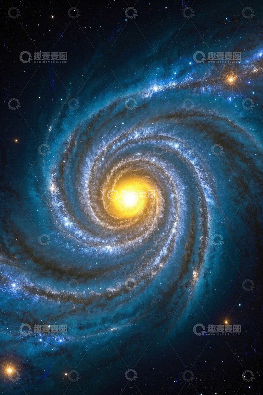 螺旋星系宇宙星空素材