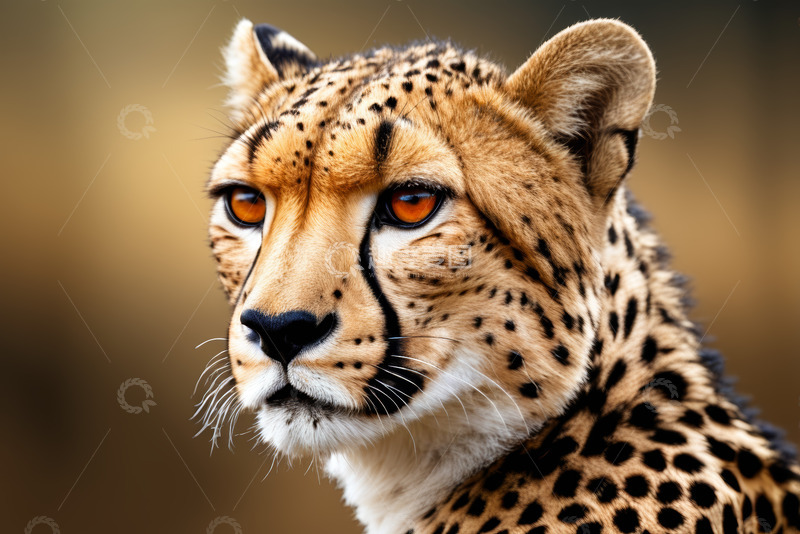 高清大图下载【趣麦麦图】猎豹特写肖像