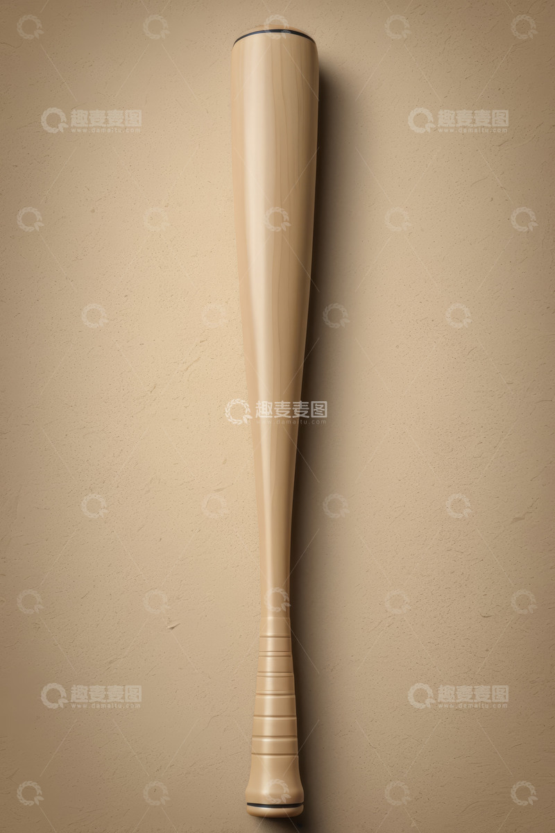 高清大图下载【趣麦麦图】米色棒球棒特写素材