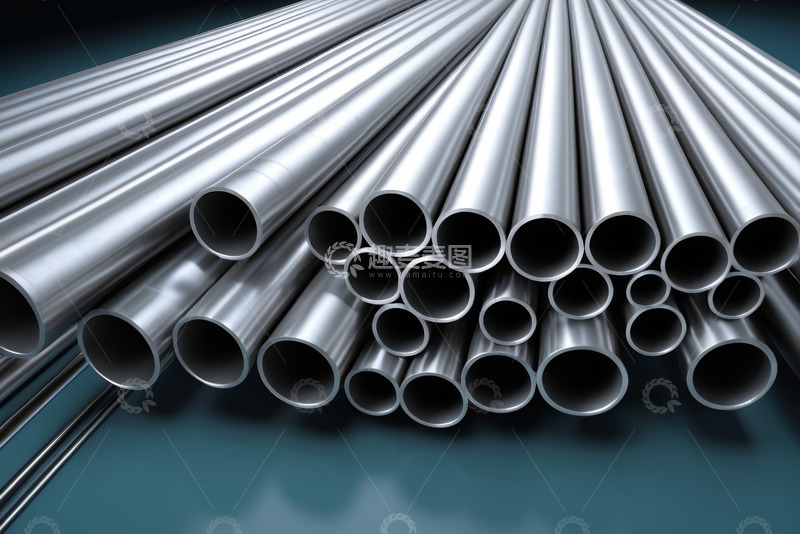 高清大图下载【趣麦麦图】金属管道堆叠素材