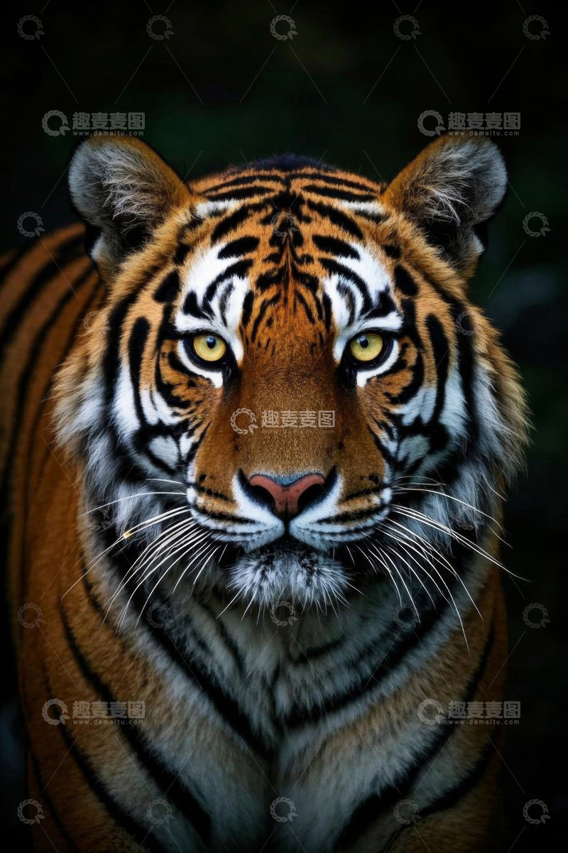 高清大图下载【趣麦麦图】老虎特写素材