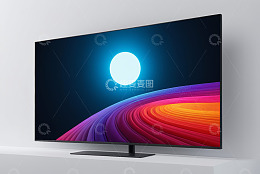 展示屏幕画面的现代电视