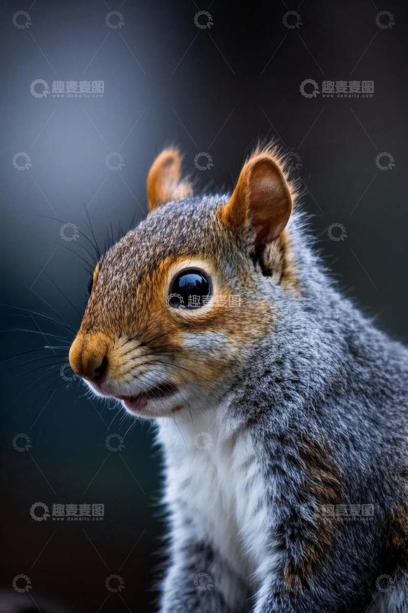 高清大图下载【趣麦麦图】松鼠特写近景