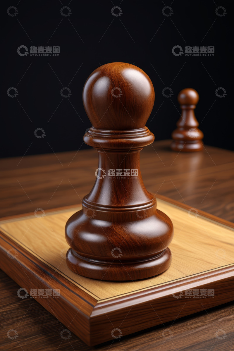 高清大图下载【趣麦麦图】国际象棋棋子特写