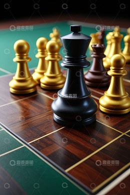 国际象棋棋子特写