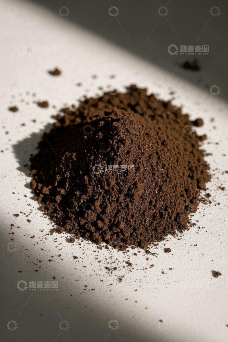 高清大图下载【趣麦麦图】咖啡粉末特写素材