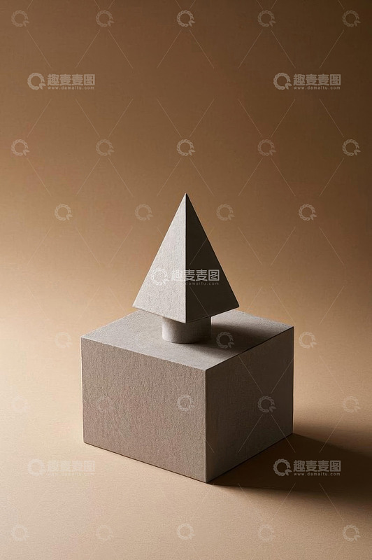 几何形状组合静物