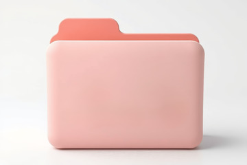粉色文件夹设计效果图