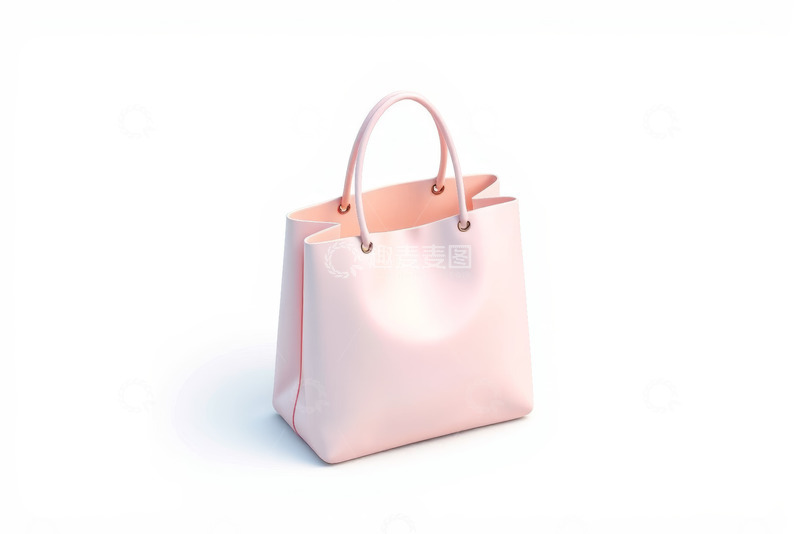 高清大图下载【趣麦麦图】粉色手提包展示