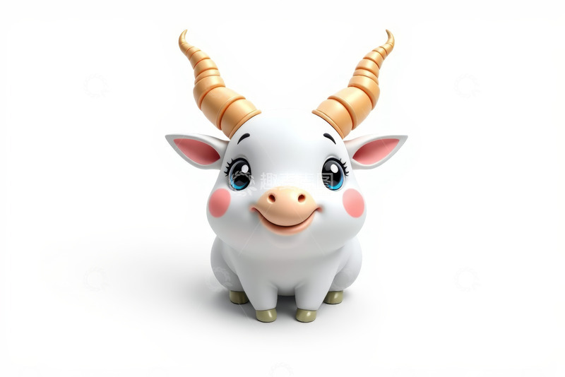 高清大图下载【趣麦麦图】可爱卡通山羊形象