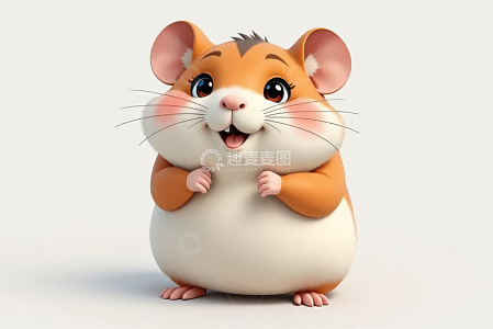 可爱卡通仓鼠形象